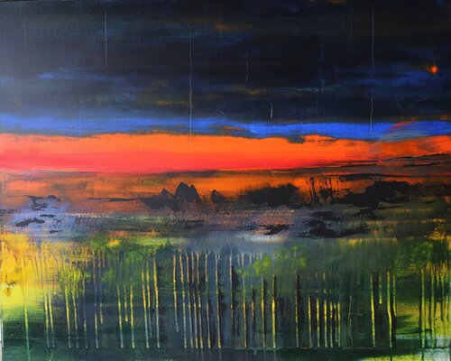 Villarica by MONIQUE KAWKA, 油畫 for Sale on Singulart