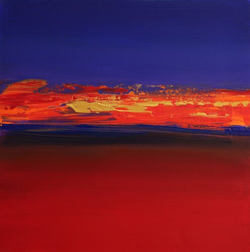 Mer rouge di MONIQUE KAWKA, Pittura in vendita su Singulart