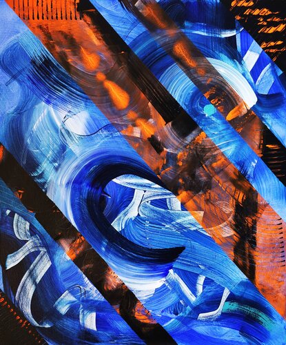 Alternance dimensionnelle di MONIQUE KAWKA, Pittura in vendita su Singulart