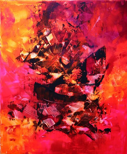 L'adoration de la Terre di MONIQUE KAWKA, Pittura in vendita su Singulart