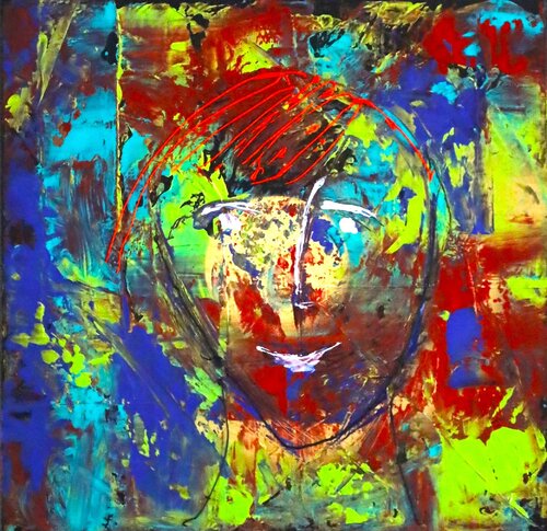 Albert by MONIQUE KAWKA, 油畫 for Sale on Singulart