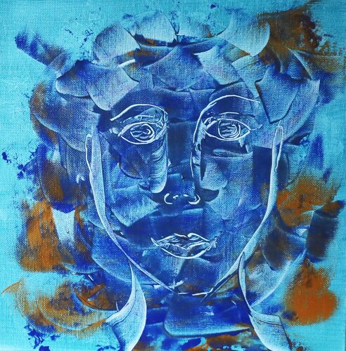 Bacchus rêveur by MONIQUE KAWKA, 油畫 for Sale on Singulart