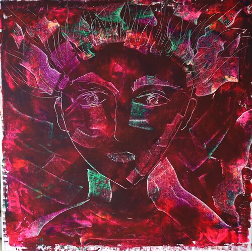 Le petit prince by MONIQUE KAWKA, 油畫 for Sale on Singulart