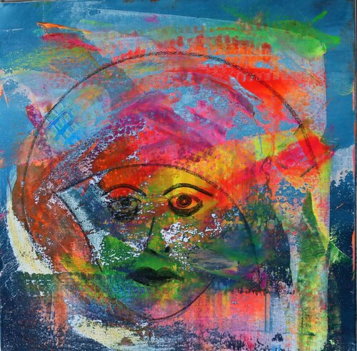 Femme du monde - by MONIQUE KAWKA, 油畫 for Sale on Singulart