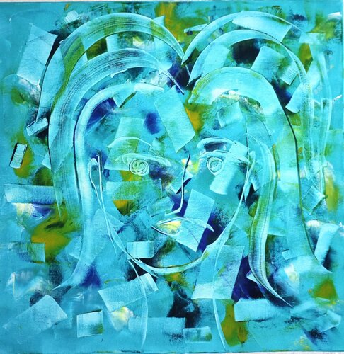 LA CHANTEUSE von MONIQUE KAWKA, Malerei kaufen auf Singulart