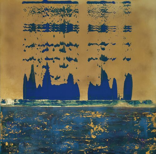 Madame butterfly by MONIQUE KAWKA, 油畫 for Sale on Singulart