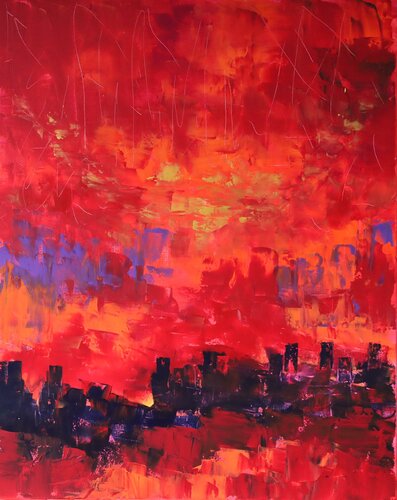 Juste une illusion by MONIQUE KAWKA, 油畫 for Sale on Singulart