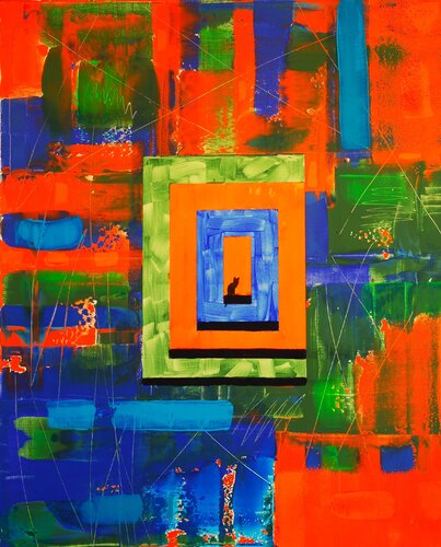 Kalymnos par MONIQUE KAWKA, Peinture en vente sur Singulart