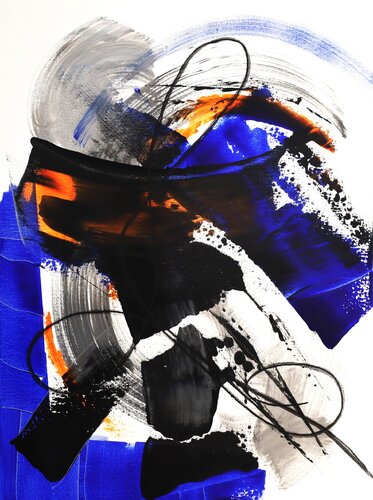 A bicyclette by MONIQUE KAWKA, Painting for Sale on Singulart