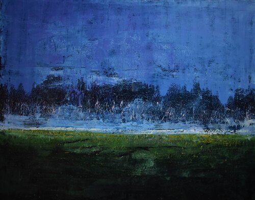 Blu improvviso von Roberto Broggi, Malerei kaufen auf Singulart