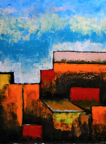 Periferia Sud by Roberto Broggi, 회화 for Sale on Singulart