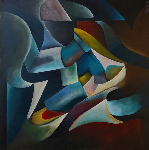 Verschiedene Losungen fur ein problem (Diverse soluzioni per un problema) di Roberto Broggi, Pittura in vendita su Singulart