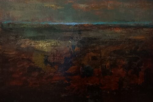 Lafine della guerra by Roberto Broggi, 회화 for Sale on Singulart