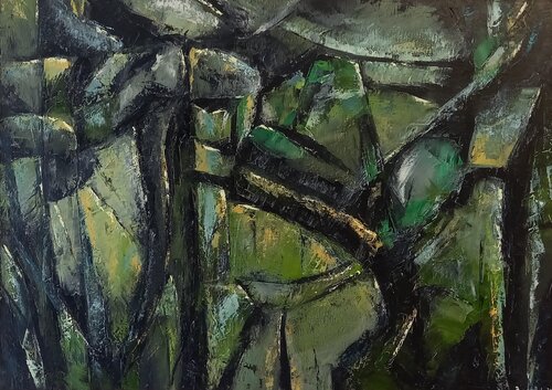 Anima nera van Roberto Broggi, Schilderij te koop op Singulart