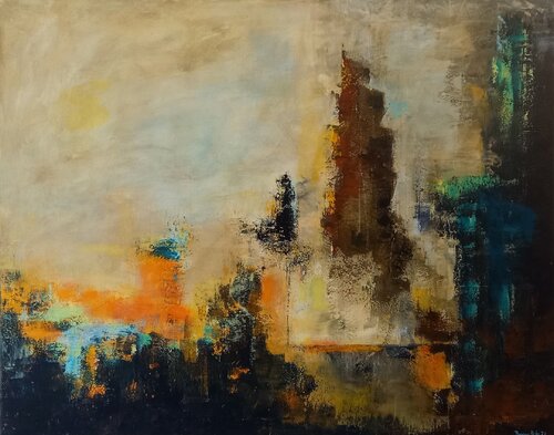 Le città invisibili n°14 de Roberto Broggi, Pintura a la venta en Singulart