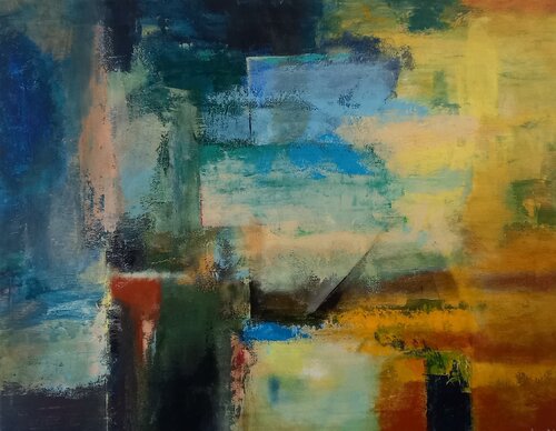 Le citta invisibili n°11 van Roberto Broggi, Schilderij te koop op Singulart