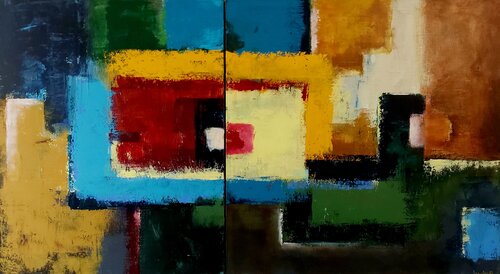 Geometrica Mente di Roberto Broggi, Pittura in vendita su Singulart