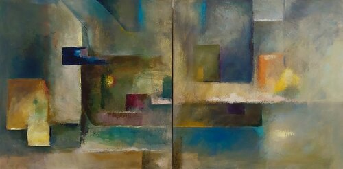 Geometria malinconica von Roberto Broggi, Malerei kaufen auf Singulart