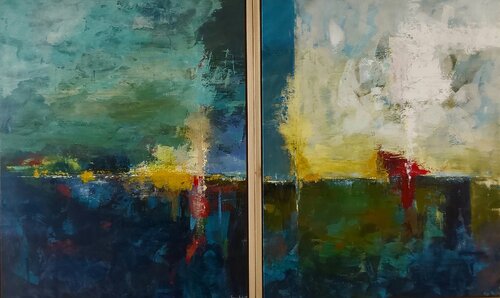 Outward Journey (viaggio d'andata) di Roberto Broggi, Pittura in vendita su Singulart