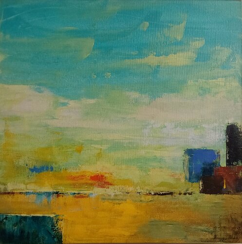 Paesaggio essenziale n° 1 di Roberto Broggi, Pittura in vendita su Singulart