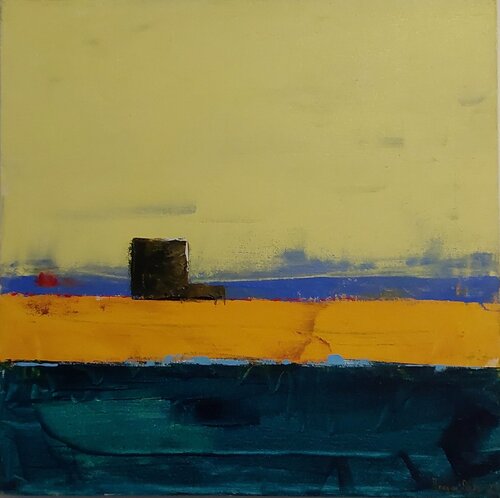 Paesaggio essenziale n° 5 di Roberto Broggi, Pittura in vendita su Singulart