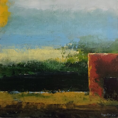Paesaggio essenziale n°6 van Roberto Broggi, Schilderij te koop op Singulart