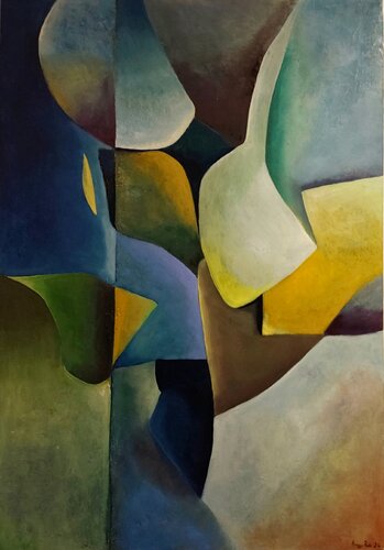 Geometrie invernali  n 1 di Roberto Broggi, Pittura in vendita su Singulart