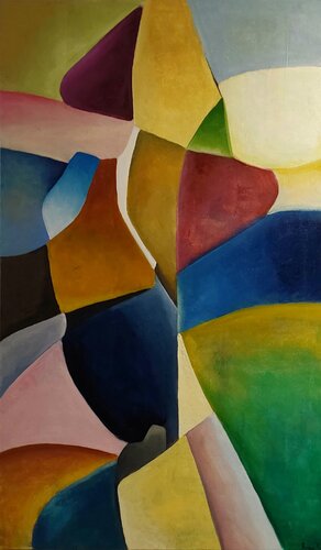 Geometrie autunnali  n 1 di Roberto Broggi, Pittura in vendita su Singulart