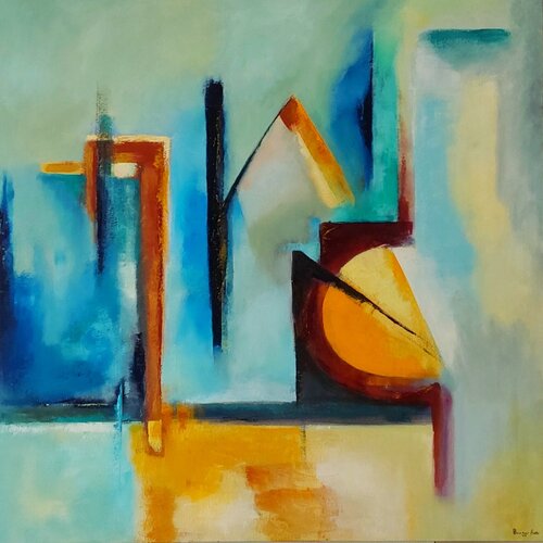 All'ombra dell'ultimo sole de Roberto Broggi, Pintura a la venta en Singulart