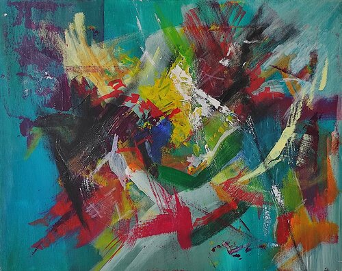 GIARDINO FIORITO di Paolo Schiavon, Pittura in vendita su Singulart