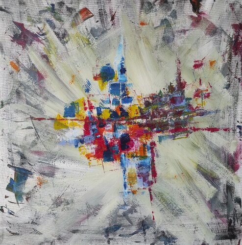 L' ISOLA di Paolo Schiavon, Pittura in vendita su Singulart