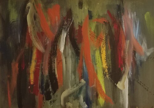 BALLI TRIBALI di Paolo Schiavon, Pittura in vendita su Singulart