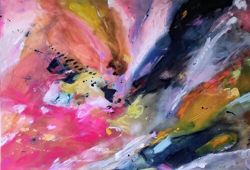 UN MONDO A COLORI von Paolo Schiavon, Malerei kaufen auf Singulart