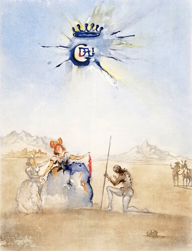 Hommage a Dulcinee (Homage to Dulcinea) by Salvador Dalí, Print for Sale on Singulart