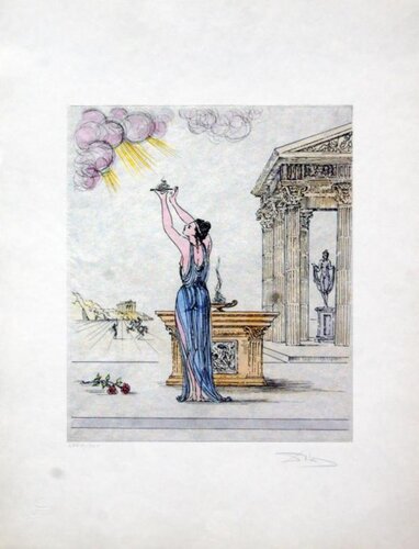 Polymnie (Deesse de la Poesie Sacre) (Polymnie (Goddess of Sacred Poetry)) par Salvador Dalí, Édition en vente sur Singulart