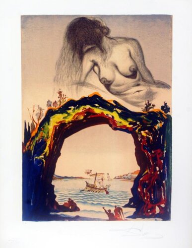 La Sirene (Siren) The Odyssey von Salvador Dalí, Druck kaufen auf Singulart
