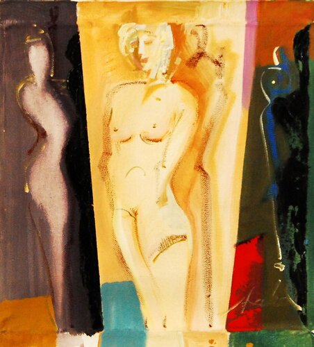 Goddess de Alfred Gockel, Pintura a la venta en Singulart