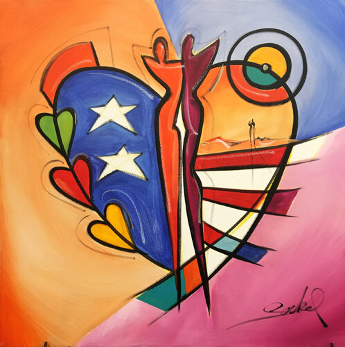 American Harmony von Alfred Gockel, Malerei kaufen auf Singulart