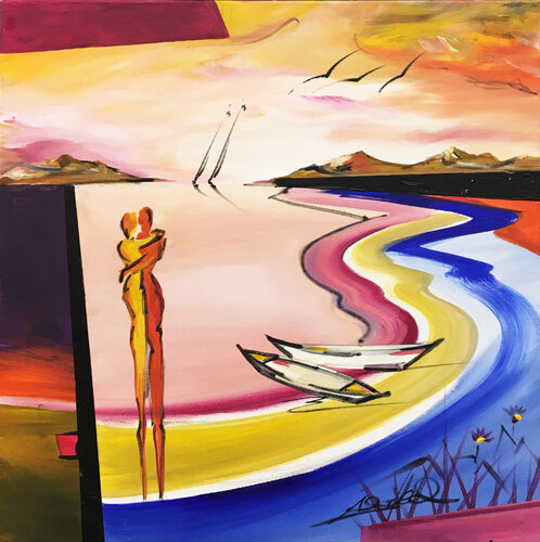 Don't Go Far Off by Alfred Gockel, 회화 for Sale on Singulart