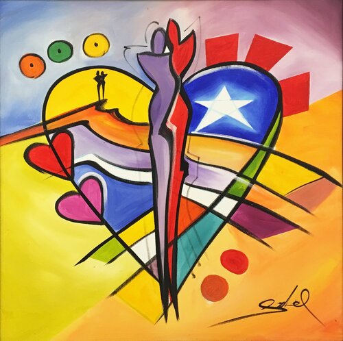 Star Struck by Alfred Gockel, 회화 for Sale on Singulart