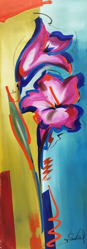 Pink Passion von Alfred Gockel, Malerei kaufen auf Singulart