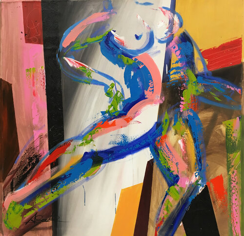 I Saw Her Standing There van Alfred Gockel, Schilderij te koop op Singulart