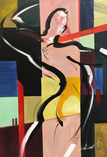 Freedom Of Love van Alfred Gockel, Schilderij te koop op Singulart
