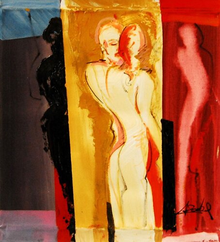 Spirit Lovers van Alfred Gockel, Schilderij te koop op Singulart