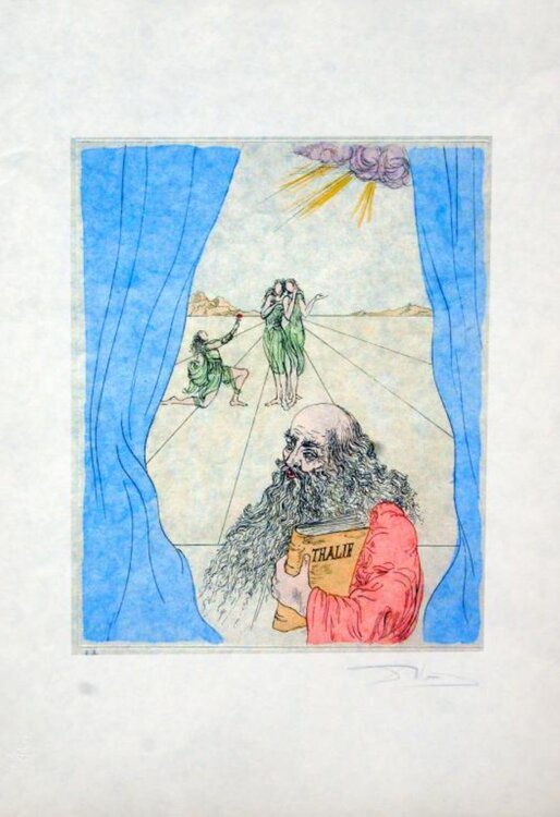 Thalie (Deessee de la Comedie) ( Thalia (Goddess of Comedy)) Salvador Dalí