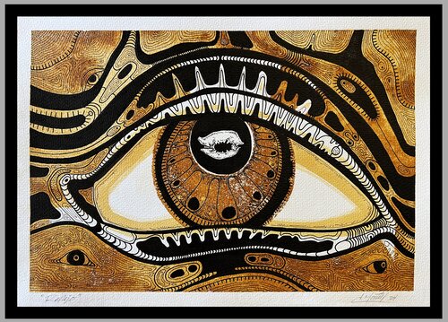 " Reflejo" de Leonardo Montiel, Dibujo a la venta en Singulart