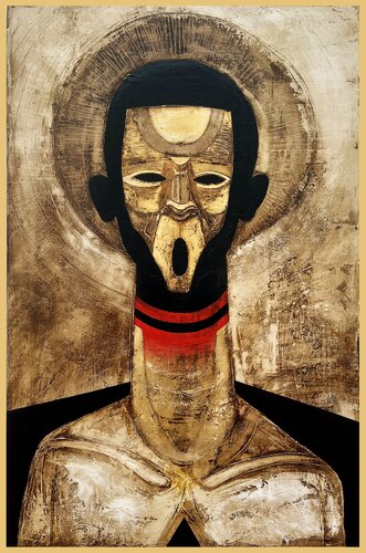 "COMEDIA NEGRA" de Leonardo Montiel, Pintura a la venta en Singulart