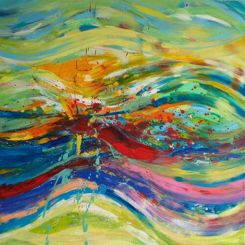 Easy to live with van Jana Magdova, Schilderij te koop op Singulart