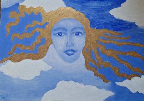 Angel head di Daria Sonja Kehrer, Pittura in vendita su Singulart