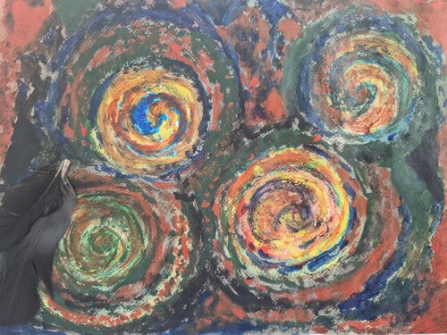 vortexes van Daria Sonja Kehrer, Schilderij te koop op Singulart